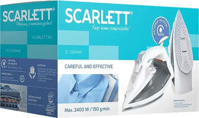 Утюг Scarlett SC-SI30K40 2400Вт белый