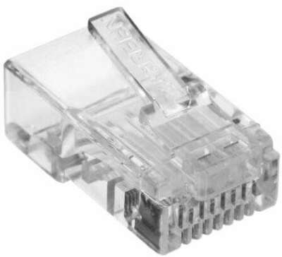 Коннектор UGREEN NW120 (50961) Cat 6 Unshielded RJ45 Modular Plugs 10 шт. Цвет: прозрачный