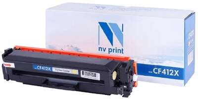 NV Print CF412X Картридж для HP Laser Jet Pro M377dw/M452nw/M452dn/M477fdn/M477fdw/M477fnw, Yellow, 5000 к