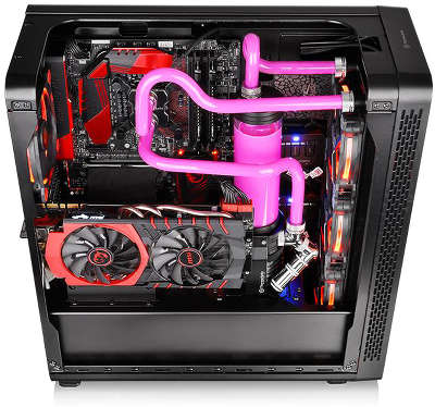 Корпус Thermaltake View 27 черный без БП ATX 5x120mm 1xUSB2.0 1xUSB3.0