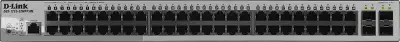Коммутатор D-Link DGS-1210-52MPP/ME/B1A 48G 4SFP 48PoE 740W управляемый