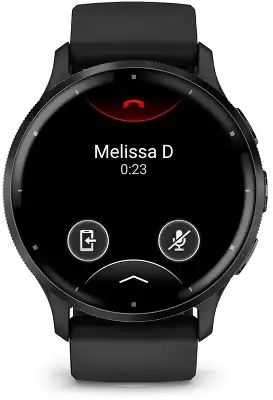 Смарт-часы Garmin Venu 3 35.4мм 1.4" AMOLED корп.черный рем.черный разм.брасл.:135-200мм (010-02784-01)