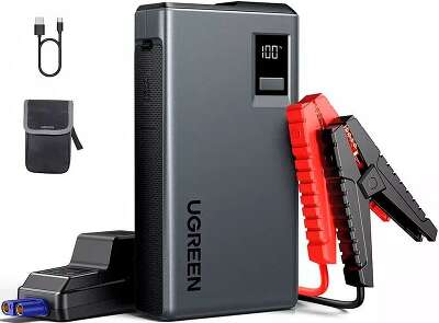 Пусковое устройство UGREEN ES702 (35977) 12000mAh Car Jump Starter. Цвет: серый