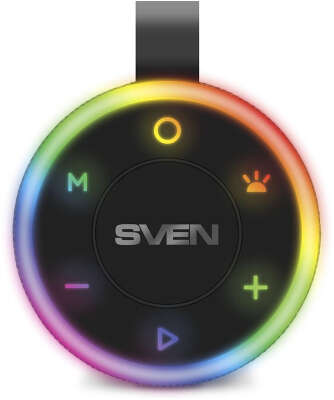 Колонка портативная SVEN PS-150 black (10Вт, USB, Bluetooth, питание от аккумулятора) (SV-022327)