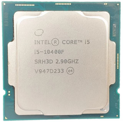 процессор CPU Intel Core i5-10400F (2.9GHz/12MB/6 cores) LGA1200 OEM, TDP 65W, max 128Gb DDR4-2666, CM8070104290716SRH3D, 1 year