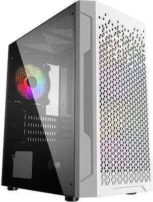 Корпус PowerCase Mistral Micro Z3W Mesh LED, белый, mATX, Без БП (CMIMZW-L3)