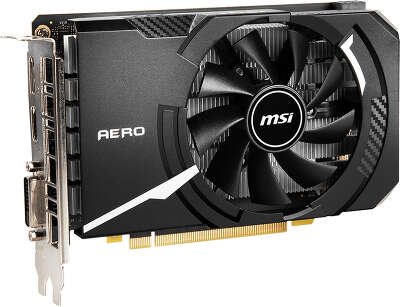 Видеокарта MSI nVidia GeForce GTX1650 Aero ITX OCV1 4Gb GDDR6 PCI-E DVI, HDMI, DP