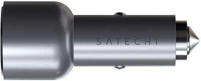 Автомобильное ЗУ Satechi 40W Dual USB-C Car Charger, Space Grey [ST-U2C40CCM]