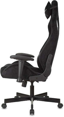 Кресло игровое Knight Outrider черный Light-20 с подголов. крестов. металл