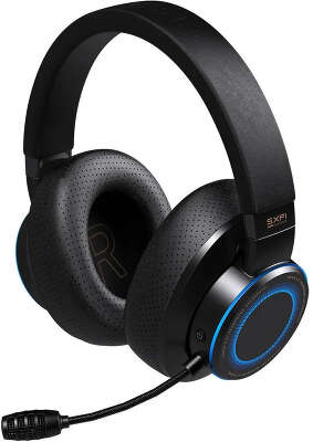 Наушники с микрофоном Creative SXFI Air Gamer черный 2м мониторные BT оголовье (51EF0810AA005)