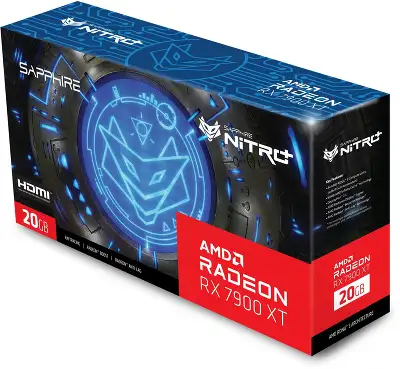 Видеокарта Sapphire AMD Radeon RX 7900 XT GAMING OC VAPOR-X 20Gb DDR6X PCI-E 2HDMI, 2DP