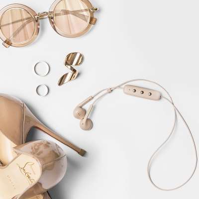 Наушники беспроводные Happy Plugs Wireless Earbud Plus, Nude