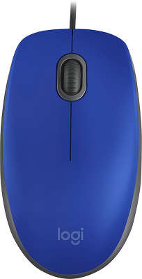 Мышь Logitech Mouse M110 SILENT Blue USB (910-005488)