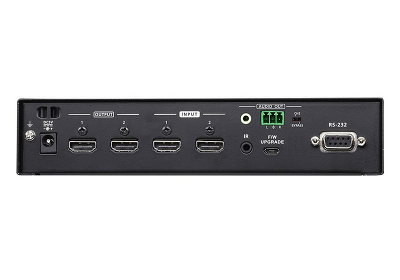 Матричный коммутатор с извлекателем звука Aten ProAV-green: 2x2 True 4K HDMI Матричный коммутатор с извлекателем звука