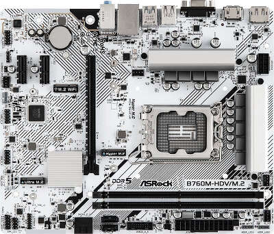Материнская плата mATX LGA1700 ASRock B760M-HDV/M.2