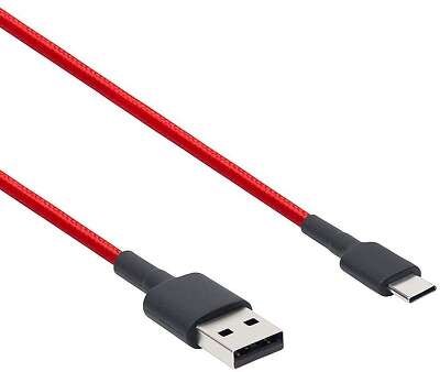 Кабели USB Xiaomi Кабель Xiaomi Mi Braided USB Type-C Cable 100см Red SJX10ZM (SJV4110GL) (703805)
