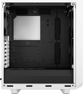 Корпус Fractal Design Meshify 2 Compact Clear Tempered Glass, белый, ATX, Без БП (FD-C-MES2C-05)