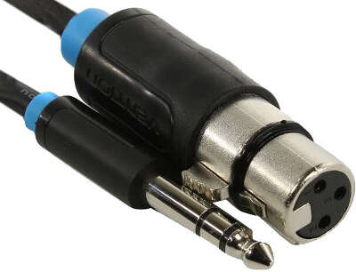 Кабель Vention аудио Jack 6.5 M/XLR F - 3м