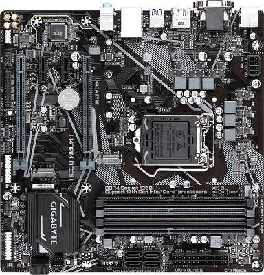 Материнская плата mATX LGA1200 GIGABYTE H470M DS3H