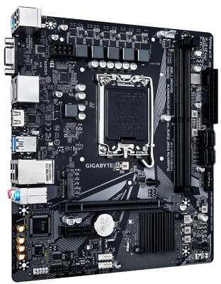 Материнская плата GIGABYTE H610M S2H V2 (LGA1700, mATX, H610, 2xDDR5, 1xPCI-Ex16, 1xM.2, HDMI+DP+VGA, RTL) (H610M S2H V2)