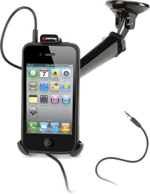 Автодержатель Griffin WindowSeat AUX для iPhone 4/4S [GC17104]
