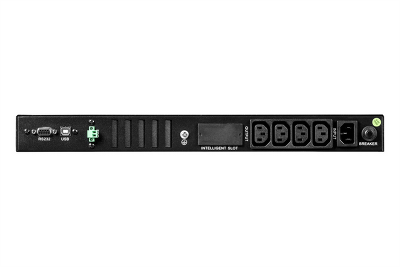 Источник бесперебойного питания Systeme Electric Smart-Save SMT, 750VA/450W, RM 1U, Line-Interactive, LCD, Out: 230V 4xC13, SNMP Intelligent Slot, USB, RS-232