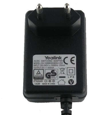 Блок питания Yealink 5VDC.600MA
