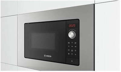 Микроволновая печь Bosch BFL623MS3 20л. 800Вт черный/серебристый (встраиваемая)