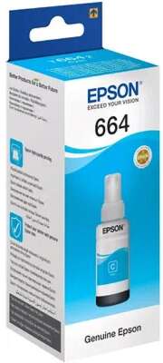 EPSON C13T66424A/C13T664298 Чернила для L100 (cyan) 70 мл