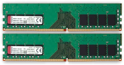 Набор памяти DDR4 2*8192Mb DDR2400 Kingston [KVR24N17S8K2/16]