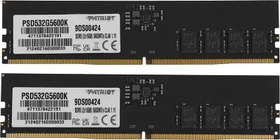 Набор памяти DDR5 DIMM 2x16Gb DDR5600 Patriot Memory Signature (PSD532G5600K)