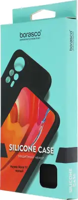 Чехол (клип-кейс) BoraSCO для Huawei Nova 11i Silicone Case черный (72182)