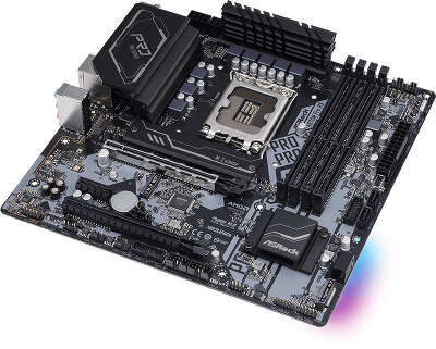 Материнская плата mATX LGA1700 ASRock H670M PRO RS