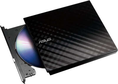 Привод DVD±RW Asus DL Slim Black (Karim Rashid collection) внешний USB 2.0 (SDRW-08D2S-U)