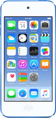 Медиаплеер Apple iPod touch [MKH22RU/A] 16 GB blue