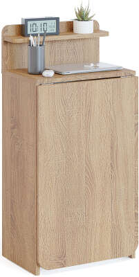 Стол для компьютера Сокол СП-19 складн. столешница ЛДСП дуб сонома каркас хром (00-00013783)