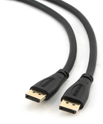 Кабель DisplayPort Gembird/Cablexpert, 1м, 20M/20M, черный, экран, пакет