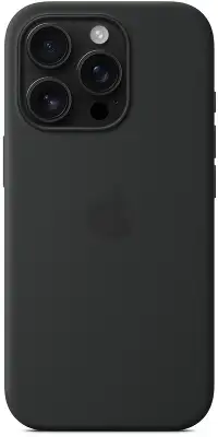 Чехол (клип-кейс) Apple для Apple iPhone 16 Pro Silicone Case with MagSafe черный (MYYJ3ZM/A)