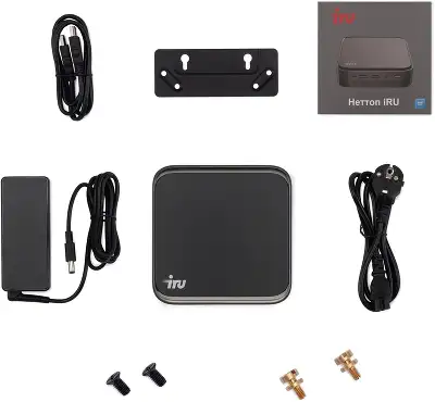 Неттоп IRU 310TLCN i5 1135G7 (2.4) 8Gb SSD256Gb Iris Xe Windows 11 Pro GbitEth WiFi BT черный (1975172)