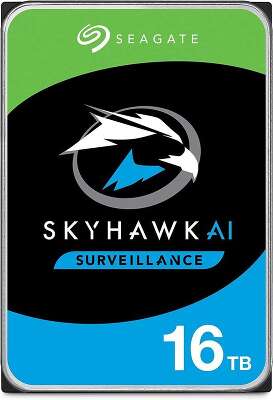 HDD Seagate SATA3 16Tb SkyHawk Al Surveillance ST16000VE002