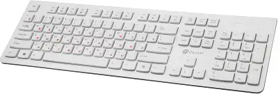Клавиатура Оклик 505M белый USB slim