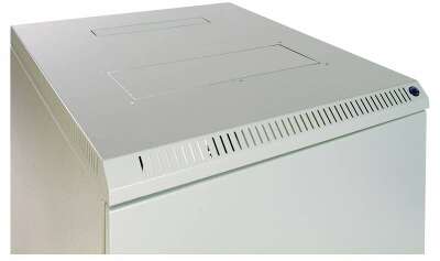Шкаф коммутационный ЦМО (ШРН-12.650.1) настенный 12U 600x650мм пер.дв.металл несъемн.бок.пан. 100кг серый 605мм 23.1кг 180град. 632мм