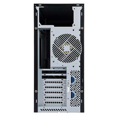 Корпус серверный Midi Tower InWin PE689 Black 750W P75F 80plus Gold USB3.0*2+A(HD)+front fan 120mm*1+rear fan 120mm*1+ 2*2SATA+1*1SATA+Intrusion Switch/ holes for SL20” RACKMOUNT