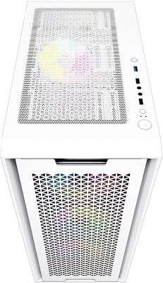 Корпус PowerCase Alisio X4W, белый, ATX, Без БП (CAXW-L4)