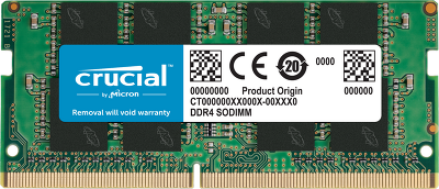 Оперативная память Crucial by Micron DDR4 8GB 3200MHz SODIMM (PC4-25600) CL22 1.2V, 1 Year Warrаnty OEM