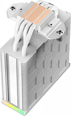 Устройство охлаждения(кулер) Deepcool AK400 Digital ARGB Soc-AM5/AM4/1200/1700/1851 белый 4-pin 28dB Al+Cu LCD 220W 695gr Ret (R-AK400-WHADMN-G)