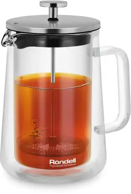 Френч-пресс Rondell Eletto RDS-1824 1л прозрачный