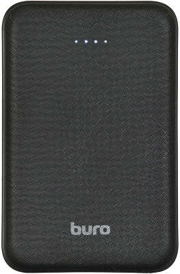 Мобильный аккумулятор Buro T4-10000 10000mAh 10W 2A 2xUSB-A черный (T4-10000-BK)