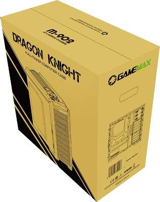 Корпус GameMax Dragon Knight, черный, EATX, Без БП (Dragon Knight)