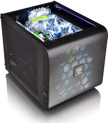 Корпус Thermaltake Core V21 черный w/o PSU mATX 11x120mm 7x140mm 1x200mm 2xUSB3.0